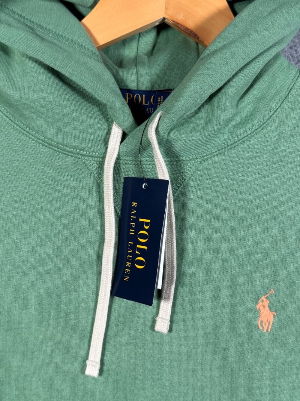 Polo Ralph Lauren Hoodie Mens S Green The RL Fleece Sweatshirt Pullover